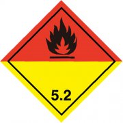 5.2類危險(xiǎn)品標(biāo)牌（外包裝使用）